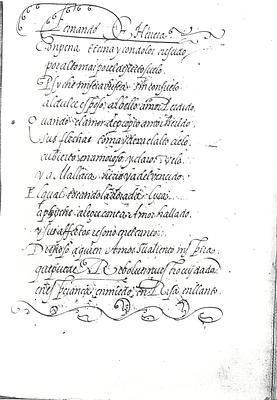 Soneto laudatorio de Fernando de Herrera