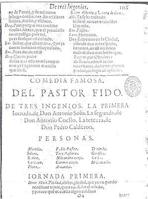 Inicio del Pastor Fido