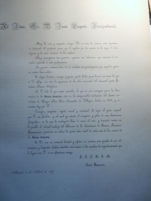 Dedicatoria de José Suárez a Hartzenbusch