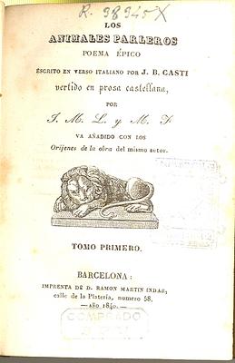 Portada del Tomo I