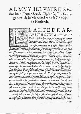 Dedicatoria de Francisco Lozano (inicio)