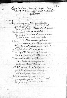 Inicio de la obra de Grillo